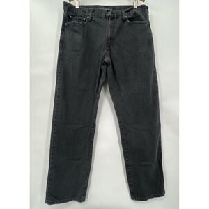 Lucky Brand Jeans Men 38x32 Black 329 Classic Straight